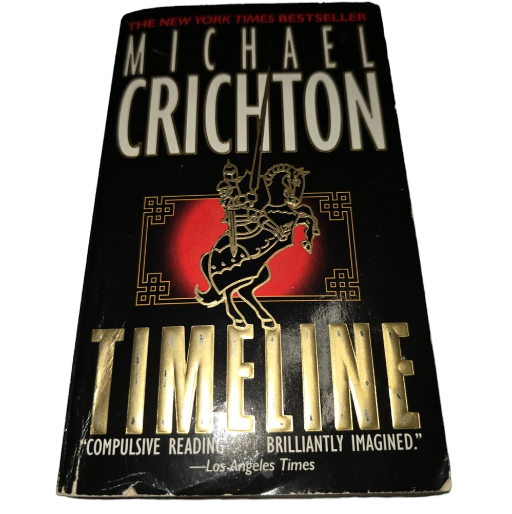 Vintage Paperback Novel - TIMELINE Michael Crichton Awesome Vintage Novel
